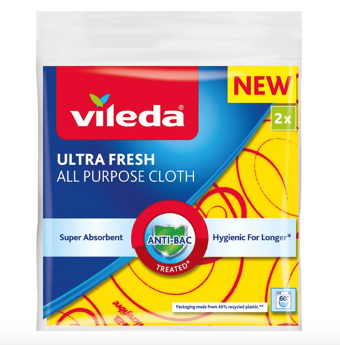 Vileda Ultra Fresh All Purpose Cloth X2 | Vileda In Lebanon