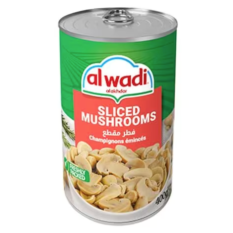 Al Wadi Al Akhdar Sliced Mushrooms  400g