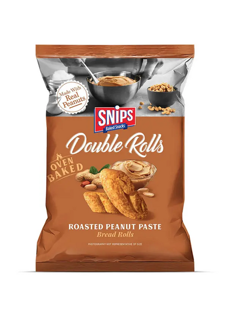 Snips Double Rolls Roasted Peanut Paste Oven Baked 80g