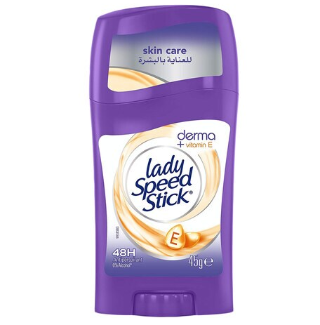 Lady Speed Stick Antiperspirant Deodorant Stick Derma +Vitamin E 45g