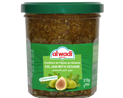 Al Wadi Fig Jam With Sesame 370g
