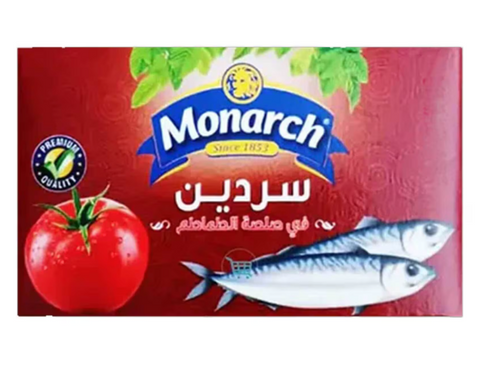 Monarch Sardines In Tomato Sauce 125g