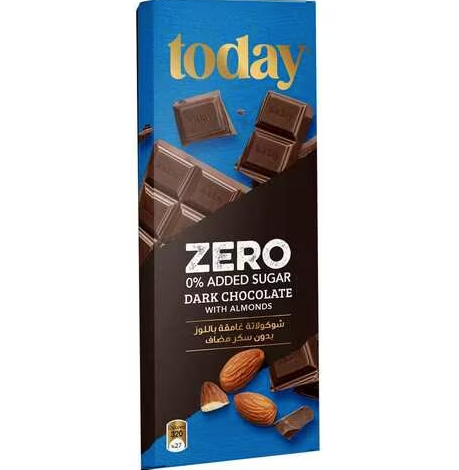TODAY Dark Chocolate With Almonds 65 g