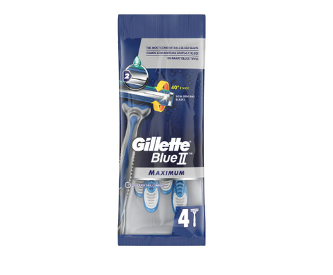 Gillette Blue II Maximum 4 Pcs