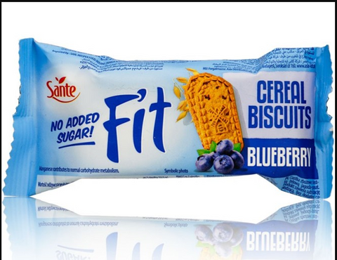 Sante Fit Cereal Cookies Without Added Sugar With Blueberry 50g