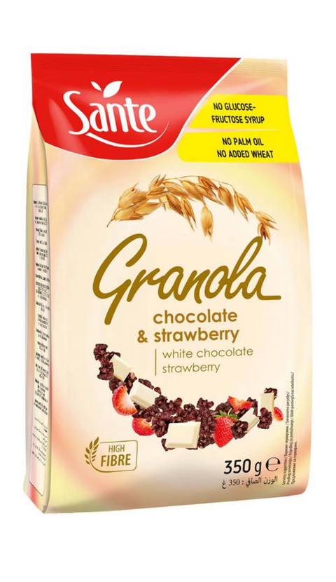 Sante Granola with Chocolate and Strawberry 350g
