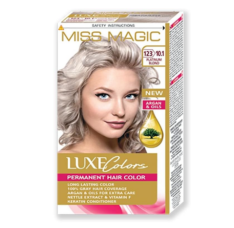 Miss Magic Luxe Colors Permanent Hair Colour  Platinum Blond 10.1