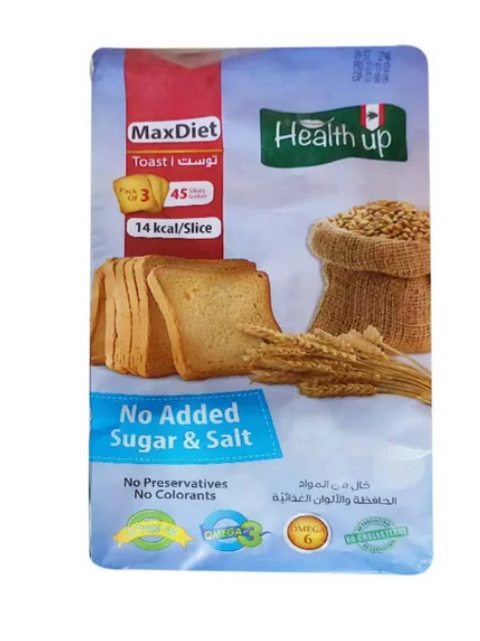 Health Up Toast Max Diet No Added Sugar & Salt 360g