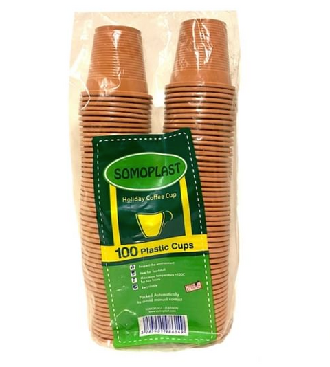 Somoplast 100 Coffee Plastic Cups