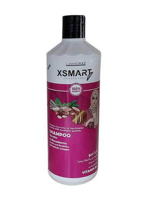 X Smart Professional Plus Keratin & Macademia Shampoo 750ML