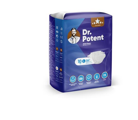 Dr.Potent Adult Diaper 10 Pcs
