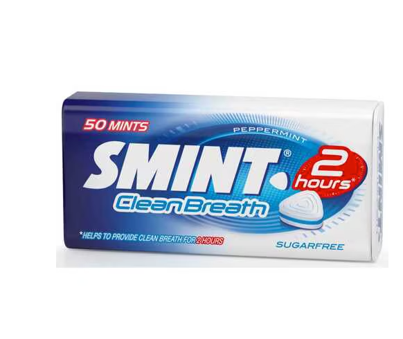 Smint CleanBreathPeppermint Flavour Breath Freshener Mints 2HCB35g | Smint In Lebanon