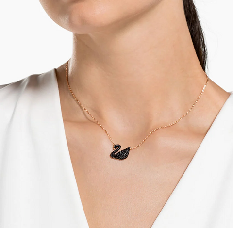 Swarovski Women's Black Necklace ABW369 shr