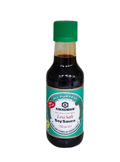 Kikkoman Soy Sauce Less Salt 150ml