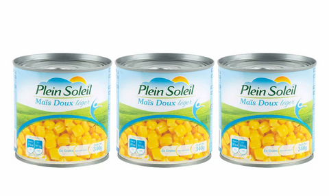 Plein Soleil Light Sweet Corn 340g*3