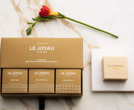 Le Joyau D'Olive Gold Collection Amber Eternal,Musk & Oud Paradise,Laurel Shangri-La  300g