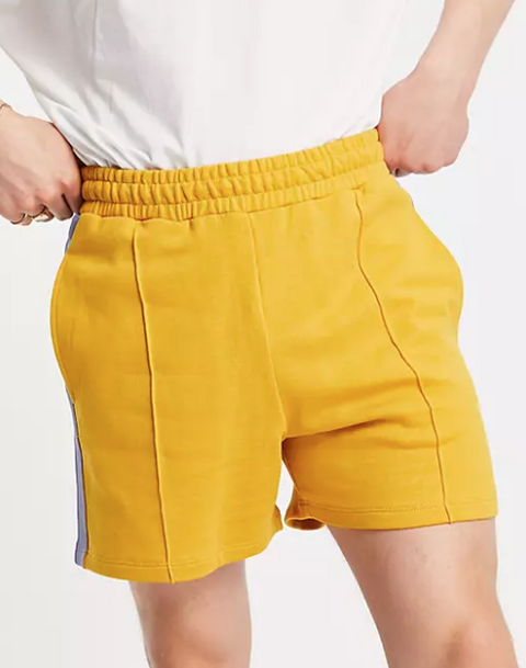 ASOS DESIGN Men's Mustard Short ANF1163