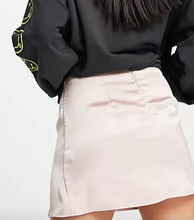 Topshop Women's Ecru Skirt ANF1137