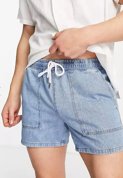 ASOS DESIGN Men's Blue Short ANF1141