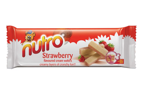 Nutro Strawberry Flavoured Cream Wafers 75g