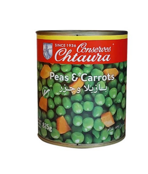 Conserves Chtaura Green Peas and Carrots 825g