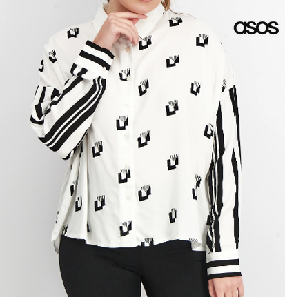 Asos Design Women's Multicolor Shirt ANF646