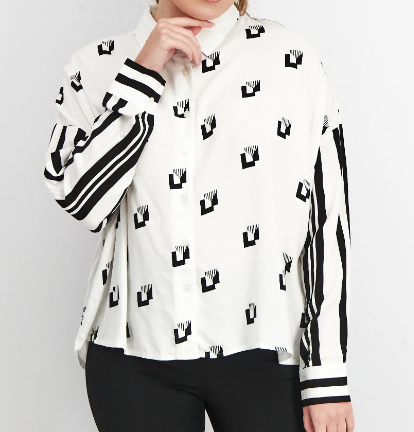 Asos Design Women's Multicolor Shirt ANF646