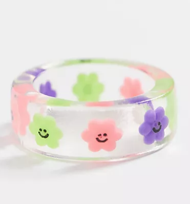 ASOS Design Women's Multicolor Ring ANA72
