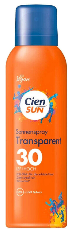 Cien Sun Sport Transparentes Sonnenspray 30 LSF 200ml
