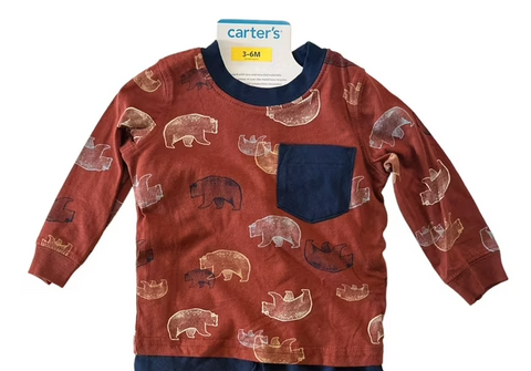 Carter's Boy's Brown Sweatshirt  ABFK1139