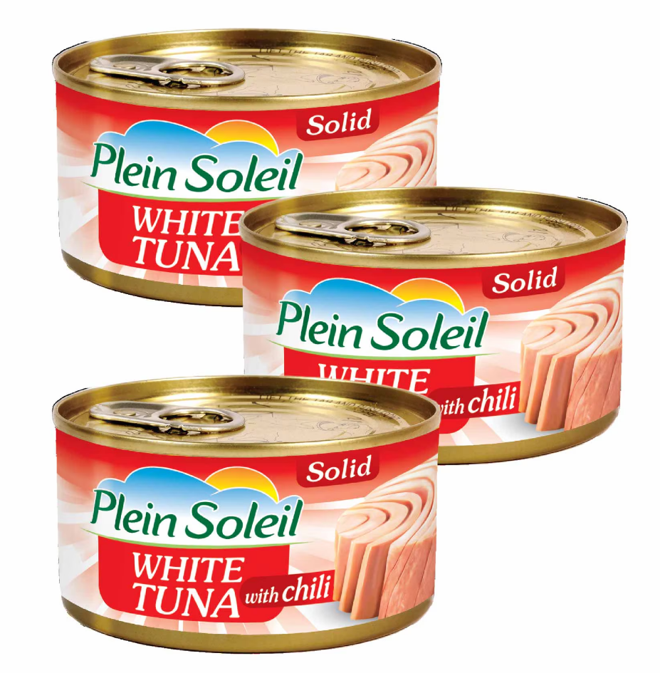 Plein Soleil White Tuna With Chili 185g*3
