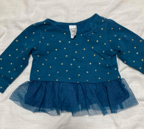 Carter's Baby Girl's Petrol Dress ABFK1405