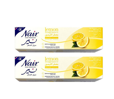 Nair Hair Remover Lemon Fragrance Cream Tube 110g 2Pcs Save 25%