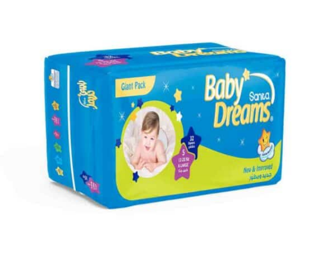 Sanita Baby Dreams Diaper Size 5 (12-20KG) 32 pcs -15%