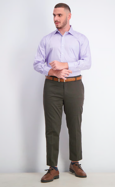 Club Room Men's Lilac Shirt ABF4581