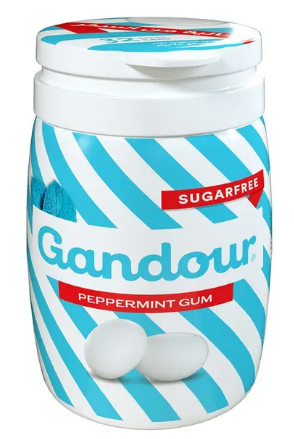 Gandour Peppermint Gum Sugar Free 70.4g | Gandour In Lebanon