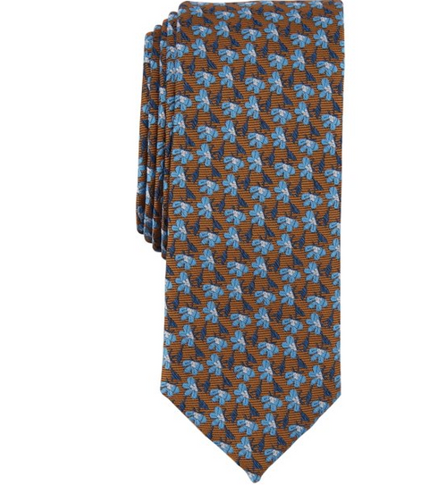 Bar III Men's Multicolor Monaco Skinny Tie ABL299