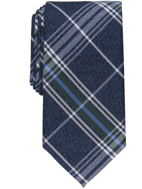 Club Room Men's Multicolor Gaudier Plaid Tie ABL262