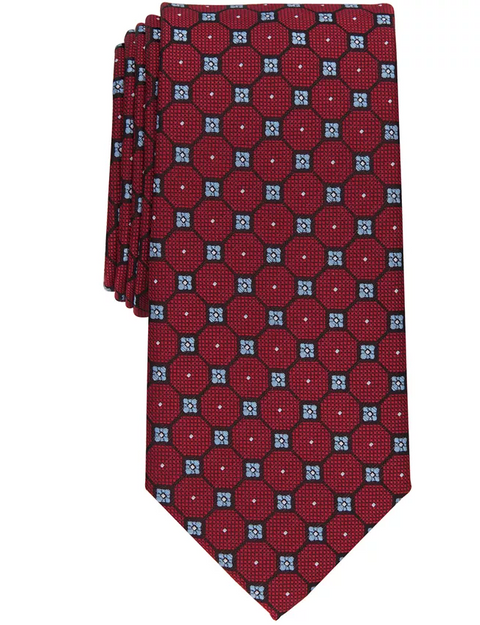 Club Room Men's Multicolor Geller Medallion Tie ABL276