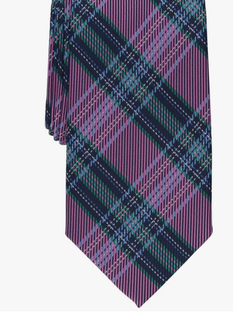 Club Room Men's Multicolor Benson Plaid Tie ABL332