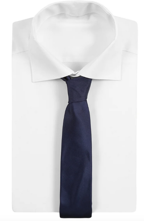 Michael Kors Men's Navy Blue Sapphire Solid Tie | Michael Kors In Lebanon