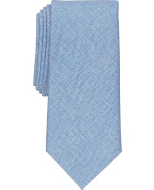 Alfani Men's Blue Slim Crosshatch Tie ABL379