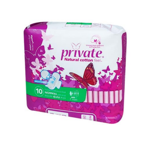 Private Extra Thin Normal 10 Pads | Private In Lebanon