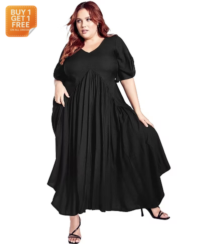 Avenue Women's Black Dress AMZ206