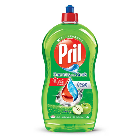 Pril Dishwashing Liquid Secrets Of The Cook Cold Active Apple 1.2L | Pril In Lebanon