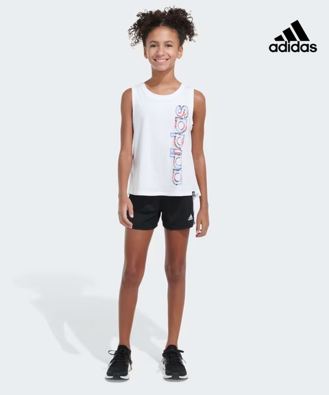 Adidas Girl's Waist Length Sleeveless Tank Top |Adidas In Lebanon