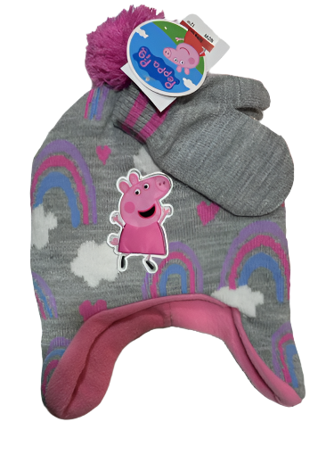 Peppa Pig Girl's 2 Pieces Beanie set ABFK2361