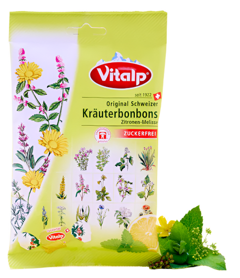 Vital Herbal Candies Lemon Balm Sugar-Free (20 Pcs) 75g