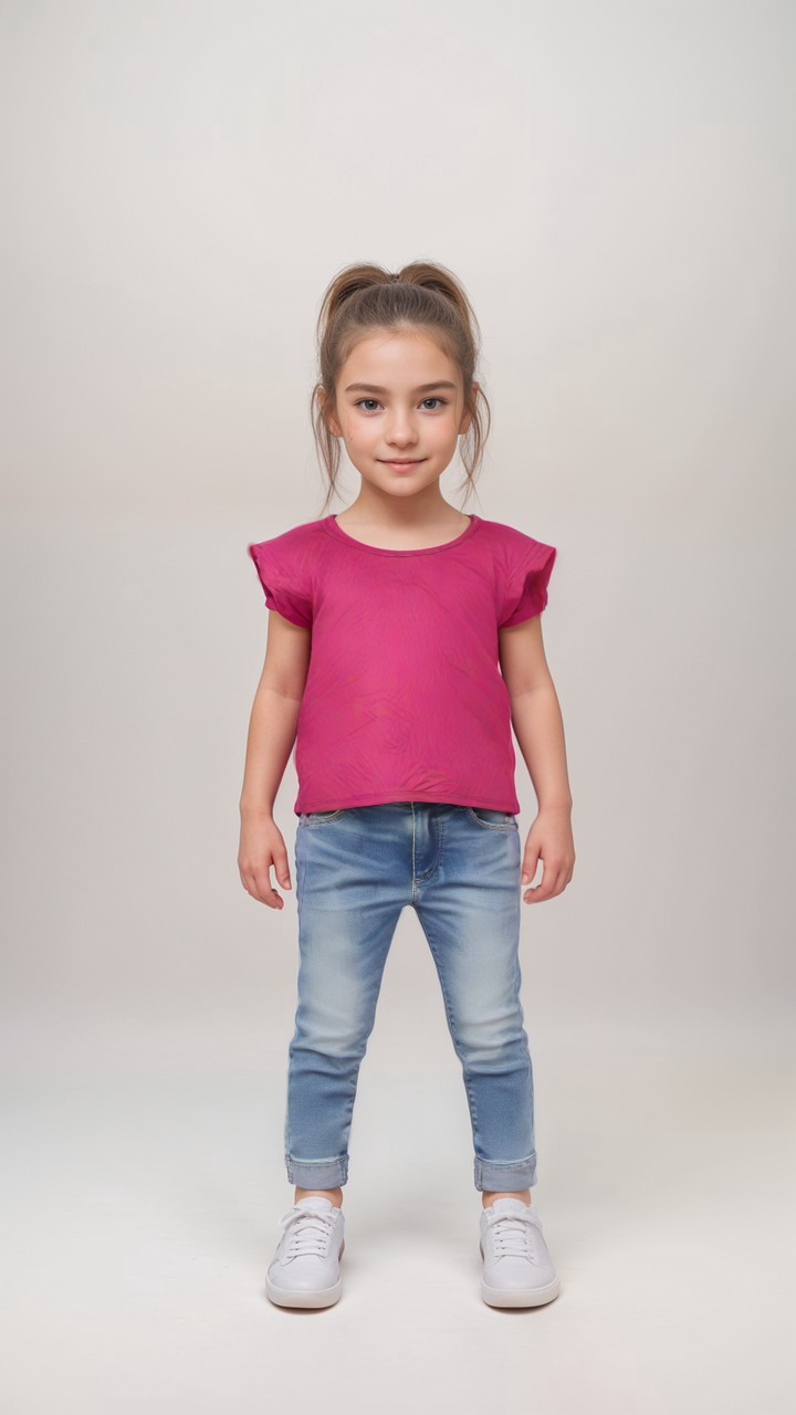 ID Ideology Girl's Fuchsia T-Shirt |ID Ideology In Lebanon