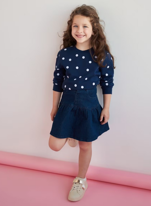 Sinsay Girl's Navy Blue Sweatshirt | Sinsay In Lebanon